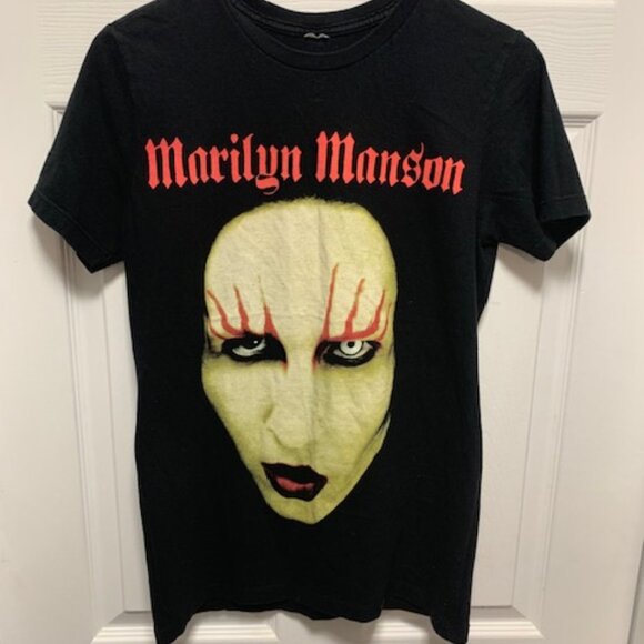 Tops - MARILYN MANSON WOMENS   band TEE